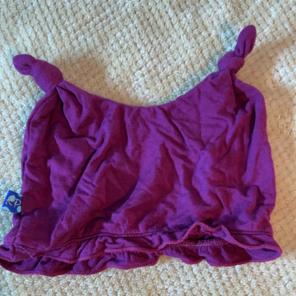 Kickee pants ruffle hat 3-12 months